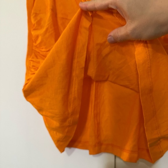 Trina Turk Twist Front Sleeveless Blouse Women M Orange - Picture 4 of 8
